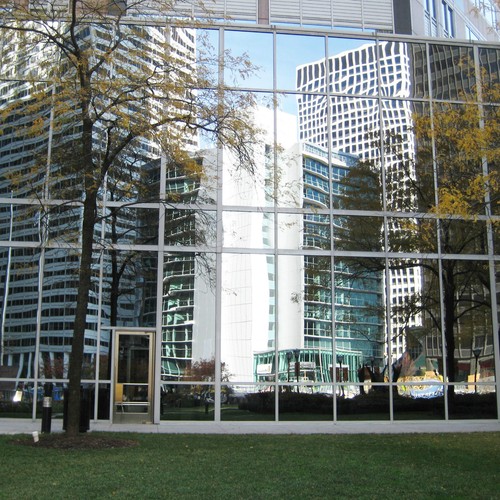 Silver reflective one way - silver,