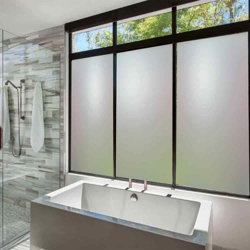Frosted vinyl etched window - frosted, vinyl,