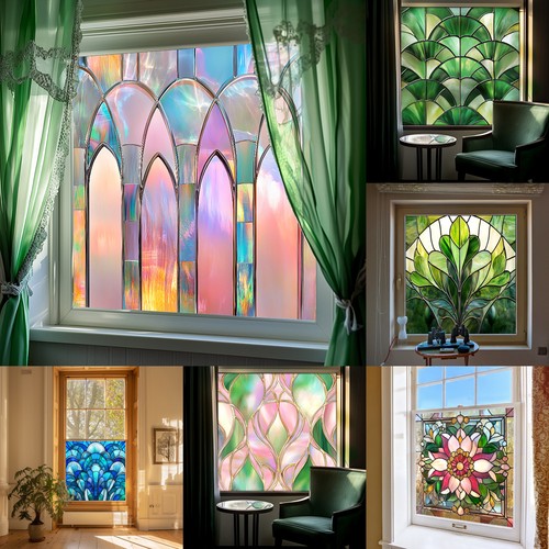 Static cling glass window - static,