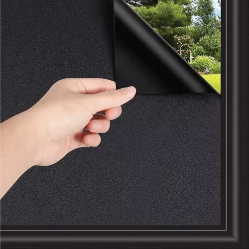 Blackout window film static - blackout,